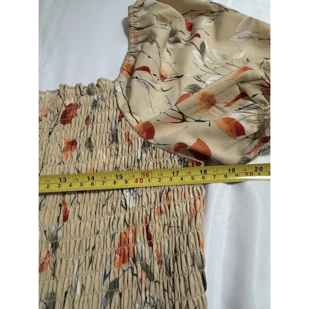 Baltic Born Women's XXL LONG Maxi Dress Smocked Tiered Ruffle Coquette Prairie - Picture 7 of 10